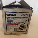 10468 Mars Universal Condenser Fan Motor 1/5-1/2HP 1075RPM. Fixed Price $84.99.