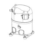 Copeland CR34K6E-PFV-925 Hermetic Reciprocating Compressor R22. Fixed Price $2495.95.