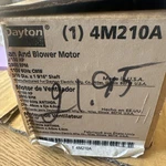 Dayton Fan And Blower Motor 1/150 Hp 2800 Rpm, 115V 60 Hz 4M210A. Fixed Price $25.00.