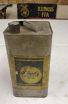 Vintage 10.75" Simplex Projector Oil Gallon Can National Bludworth Inc. Fixed Price $59.95.