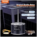 High Performance Condenser Fan Motor 1/5HP 1075RPM Genteq. Fixed Price $121.59.