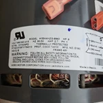 Trane 48 Frame Motor, 460V, 9/10 Hp, 1075 Rpm, MOT10344. Fixed Price $465.00.