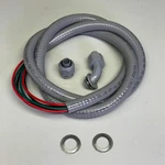 Bramec 10 Gauge Wire 1-STR/1-90DEG Nm Fittings 1/2" X 6' Grey 18825. Fixed Price $31.36.