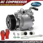 Ac Compressor W/ Clutch & 6-GROOVE Pulley For Mitsubishi Eclipse Cross 2018-2024. Fixed Price $145.99.