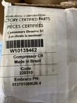 Whirlpool W10139462 1/2" Compressor Replacement Part, Metal, Npt Connection. Fixed Price $355.00.