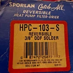 Sporlan 404101 Catch-all HPC-103-S Reversible Heat Pump Filter-drier Ship. Fixed Price $47.00.