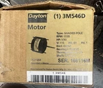 Dayton 3M546D Shaded Pole Motor 1/30 Hp 115V 1550 Rpm Single Phase Ac. Fixed Price $55.00.
