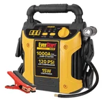 Everstart Maxx 1000 Peak Amp Jump Starter With 120 Psi Compressor, Pivoting. Fixed Price $90.69.