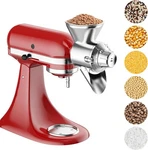 Grain Mill Attachment For Stand Mixer, All Metal 9 Levels Flour. Fixed Price $104.10.