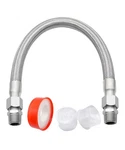 Industrial Compressor Jumper Hose Kit 3/4" Npt Male 20" Stainless Steel 45 Psi. Fixed Price $51.75.