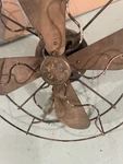 Vintage 9-1/2 Electric Fan Parts Motor , Brass Blades And Cage Working. Fixed Price $19.00.
