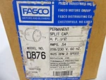 Fasco D876 Motor 1/12 Hp 208/230V 60HZ 1625 Rpm Speed. Fixed Price $85.00.