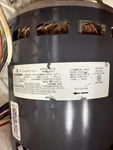 Used Emerson Furnace Motor K55HXMWP-0732 Hvac 115V 1075RPM/4SPD. Fixed Price $100.00.
