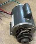 Ge 3/4HP Single Phase Ac Motor 208-230V 1725RPM 60HZ FR56 5KC46MN0214X (tested). Fixed Price $170.00.
