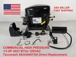 Sikelan GQR12TD Refrigeration Compressor 1/3HP 4521BTU 110-120V R134A Hbp. Fixed Price $209.99.