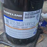Copeland Hermetic Compressor YAS104K1E-TF5-ERZ Flammable Refrigerant 230V. Fixed Price $950.00.
