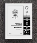 QR-25 Series 325 Air Compressor Parts Manual Fits Quincy 1997 Roc 50215-104. Fixed Price $18.27.