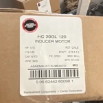 Carrier HC30GL120 Inducer Motor 115V 1/10 Hp 3450 Rpm 5/16 X 3.3 Shaft Cwle. Fixed Price $274.61.