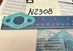 Copeland, Tecumseh, Compressor Service Valve Gasket, 1-5/8" O.c. X 7/8" Hole. Fixed Price $5.95.