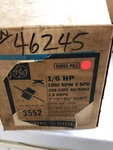 Ge 3552 Shaded Pole 3-SPEED Motor 5KSP39HG4939T 1/6HP 208/230V 1050RPM. Fixed Price $99.00.