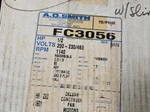 FC3056F Ao Smith 1/2HP 230/460V 1140RPM Motor Oem. Fixed Price $499.00.