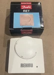 Danfoss (rehau) RET-24VF Electronic Room Thermostat #266027, 087N703600 Nos. Fixed Price $25.00.