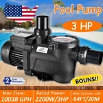 Us Stock 3HP 110V Self-priming Pool Pump, Hayward Compatible 64FT Head 8200GPH. Fixed Price $396.89.