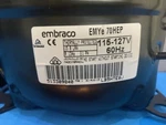 Embraco Compressor EMYE70HEP R134A 115-127V/60 Low Back Pressure 1/5 Hp. Fixed Price $95.00.