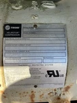 Trane CHHN040AKE0N050A Ton Chiller Screw Compressor 50KW 200V 3PH. Fixed Price $600.00.