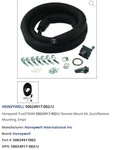 Honeywell Truesteam 20' Hose & Nozzle Kit Remote Mount 50024917-002. Fixed Price $164.00.