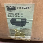 Dayton 4LX07 Industrial Electric Motor #4001CG. Fixed Price $499.99.