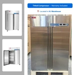 Westlake 48" 2-DOOR Commercial Refrigerator Freezer Combo Tilted Compressor. Fixed Price $2500.00.