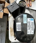Tecumseh AK168ET-038-J7 Electric Compressor Black Refrigerator Part. Fixed Price $299.99.