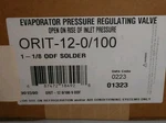 Sporlan 901590 ORIT-12-0/100 Evaporator Pressure Regulating Valve 1-1/8 Odf. Fixed Price $499.00.