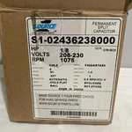 Source S1-02436238000 1/8 Hp 1075 Rpm, 208-230V, Condenser F42AA67A50. Fixed Price $75.20.