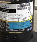 Emerson Copeland ZR61K3E-PFV-930 Scroll Compressor 5 Ton R-422B 208-230V Ph. Fixed Price $562.50.