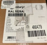 New! Ao Smith 1/4HP Air Conditioner Motor 4MA79, 115V, 5A, 1075RPM. Eb. Fixed Price $175.00.
