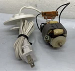 Small Appliance Ac Electric Motor With Power Cord & Switch. Fixed Price $18.99.