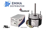 Rostock A/c Condenser Fan Motor 1/4 Hp 230V 1075 Rpm Cw/ccw Shaft 1/2" Ul Approv. Fixed Price $125.00.