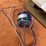 Dn Emerson 2726 Direct Drive Fan & Blower Motor 1/12 3 Spdhp 115 Volt Nos. Fixed Price $140.95.