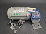 Electric Motor Bluffton 3/4HP & Gear Reducer For Paint Shaker Dedoes. Fixed Price $175.00.
