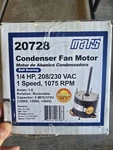 Mars 20728 Condenser Fan Motor 1/4HP 1075RPM 208/230VAC**FREE Shipping*new**. Fixed Price $129.99.