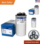 C3355R Capacitor Dual Run Round 35/5 Uf Mfd 370V Vac 97F9834 Replace Old Z97F.... Fixed Price $31.90.