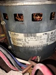 Ge Commercial Motor 5KCP39KGS887S 1/2HP 115V Furnace. Fixed Price $197.00.