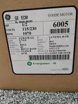 Evergreen Ge Ecm Motor 6005IM 1/2-HP Brushless Direct Drive. Fixed Price $100.00.