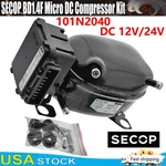 Secop DC12V/24V BD1.4F Mini Compressor+electronic Start Unit 101N2040 Controller. Fixed Price $39.99.
