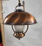 Vintage Progress Lighting Copper Tone Hanging Pendant Ceiling Fixture. Fixed Price $59.99.