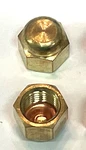 Copeland, Carrier, Carlyle & Tecumseh, Service Valve Port Caps (2) W/copper Seal. Fixed Price $5.88.