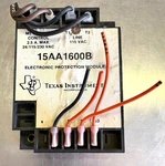 Texas Instruments Electronic Protection Module 15AA1600B 115VAC Used Cut Out. Fixed Price $25.00.