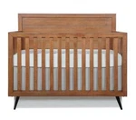 Evolur Stilnovo Mid Century 4-IN-1 Convertible Crib, Sugar Cane. Fixed Price $424.00.